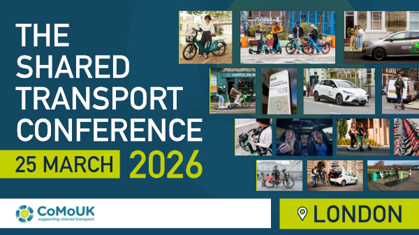 The Shared Transport Conference 25 March 2026 with various images of shared transport in use