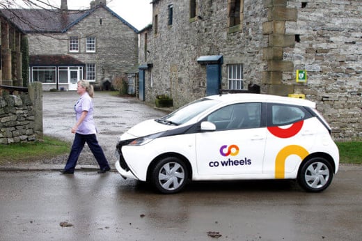 NHS worker with Co Wheels car club