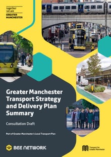 Front cover of the TfGM strategy and delivery plan