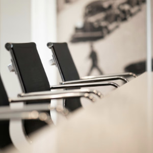 Chairs in a meeting room