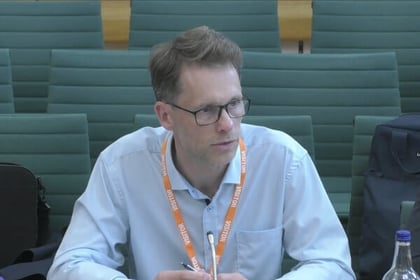 Chief Executive Richard Dilks giving evidence to the Transport Select Committee at Westminster earlier this month