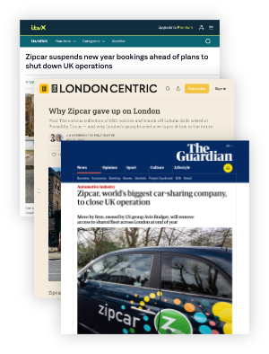 Zipcar press coverage